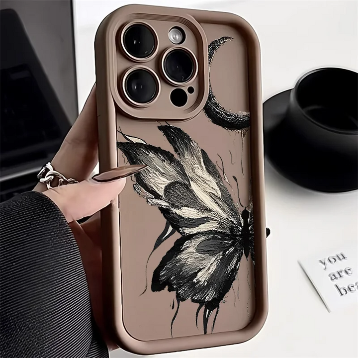 3D Schmetterling/Kunst Silikon Hülle/Case für iPhone 16, 16 Plus, 16 Pro, 16 Pro Max, 15, 15 Plus, 15 Pro, 15 Pro Max, 14, 14 Plus, 14 Pro, 14 Pro Max, 13, 13 Pro, 13 Pro Max, 13 Mini, 12, 12 Pro, 12 Pro Max, 12 Mini, SE, 11, 11 Pro, 11 Pro Max | ZITOCASES®