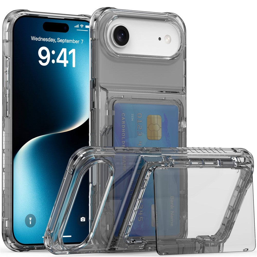 Transparente/Airbag Kartenfach Silikon Hülle/Case für iPhone Air | ZITOCASES®