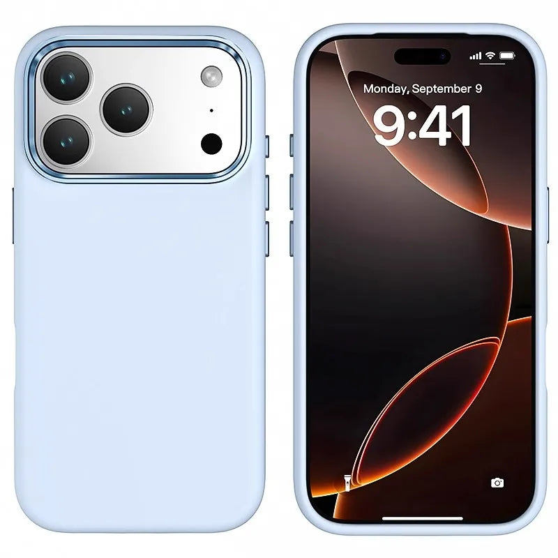 Silikon Hülle/Case mit Chrom Akzenten für iPhone 17 Pro, 17 Pro Max | ZITOCASES®