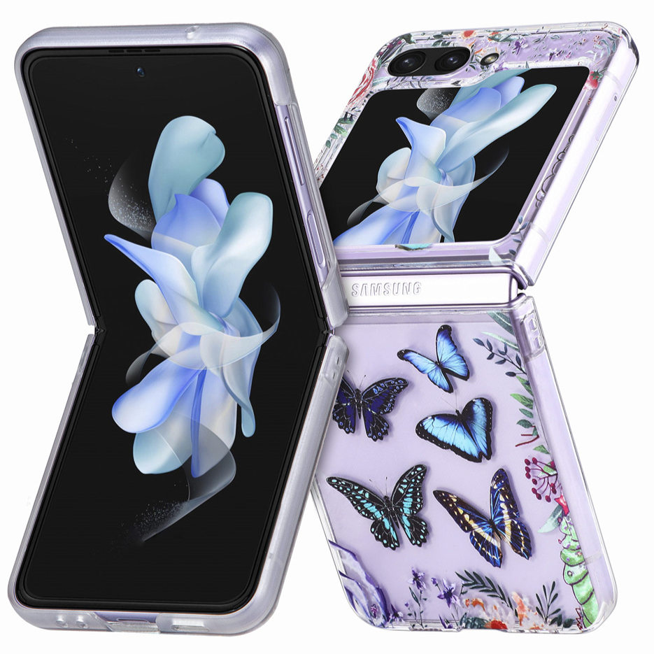 Transparente Schmetterling Hülle/Case für Samsung Galaxy Z Flip 6, 5, 4, 3 | ZITOCASES®