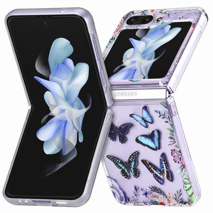 Transparente Schmetterling Hülle/Case für Samsung Galaxy Z Flip 6, 5, 4, 3 | ZITOCASES®