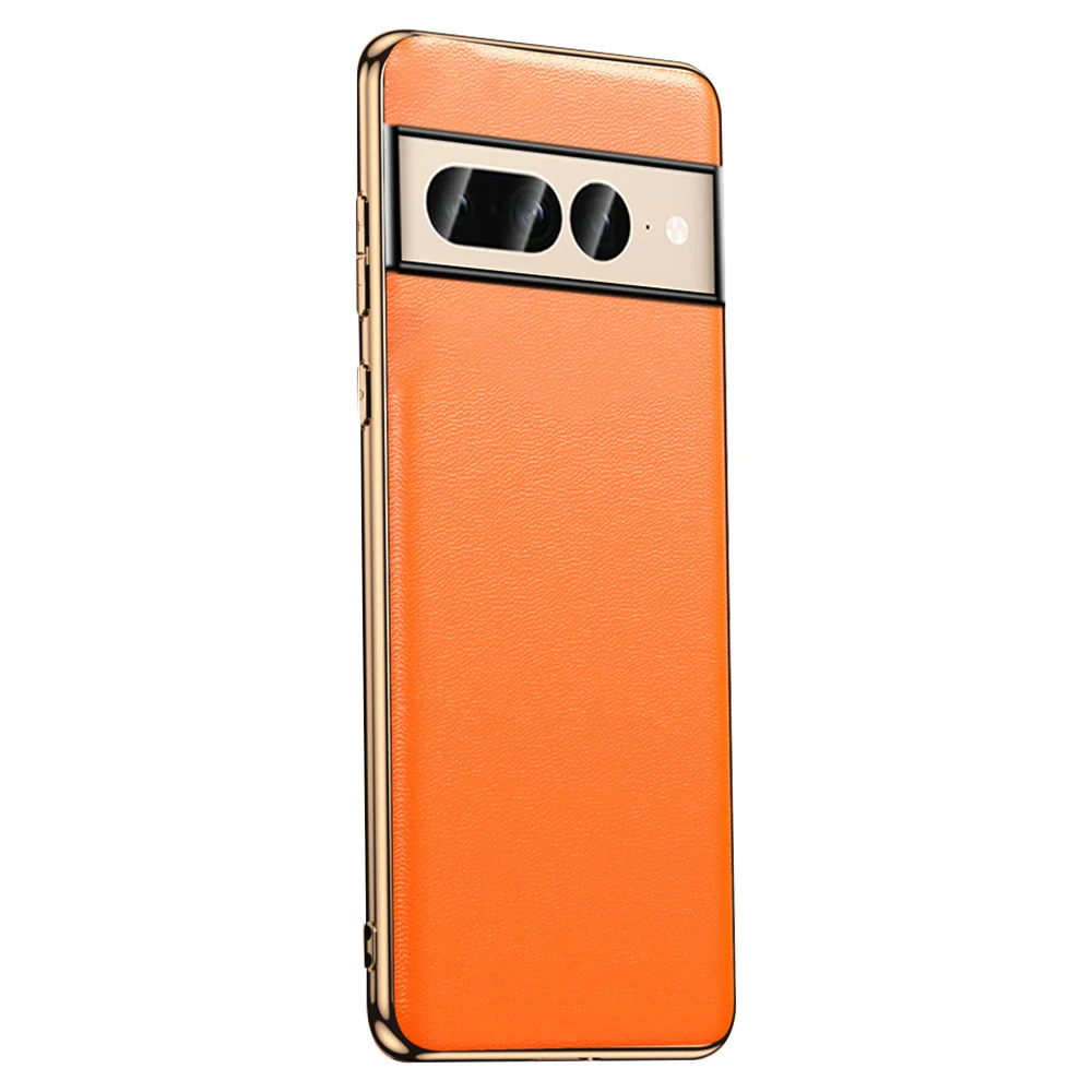 Elegante Kunstleder/Gold Hülle/Case für Google Pixel 9-Serie | ZITOCASES®