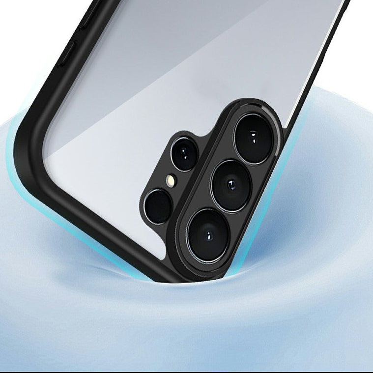 Transparente Silikon/Plastik Hülle/Case mit buntem Rahmen für Samsung Galaxy S26, S26 Plus, S26 Ultra | ZITOCASES®