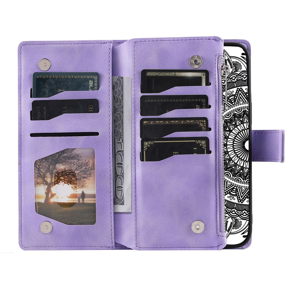 Mandala-Blumen Kunstleder Brieftaschen Hülle/Case für Nothing Phone (4a) Pro | ZITOCASES®
