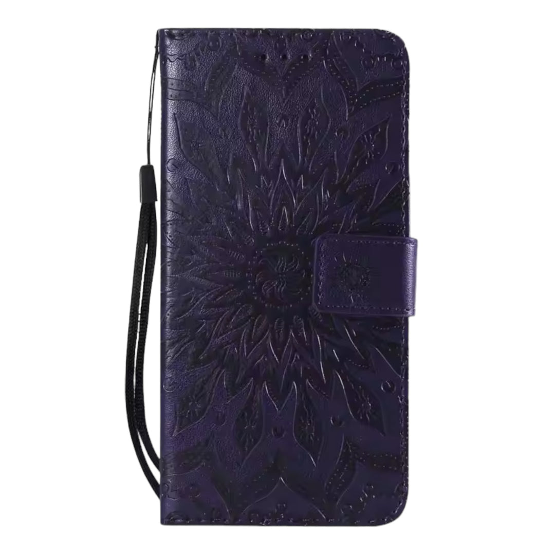 Mandala-Blumen Kunstleder Klapp Hülle/Flip Case für Honor Magic 6, 5, 4-Serie | ZITOCASES®