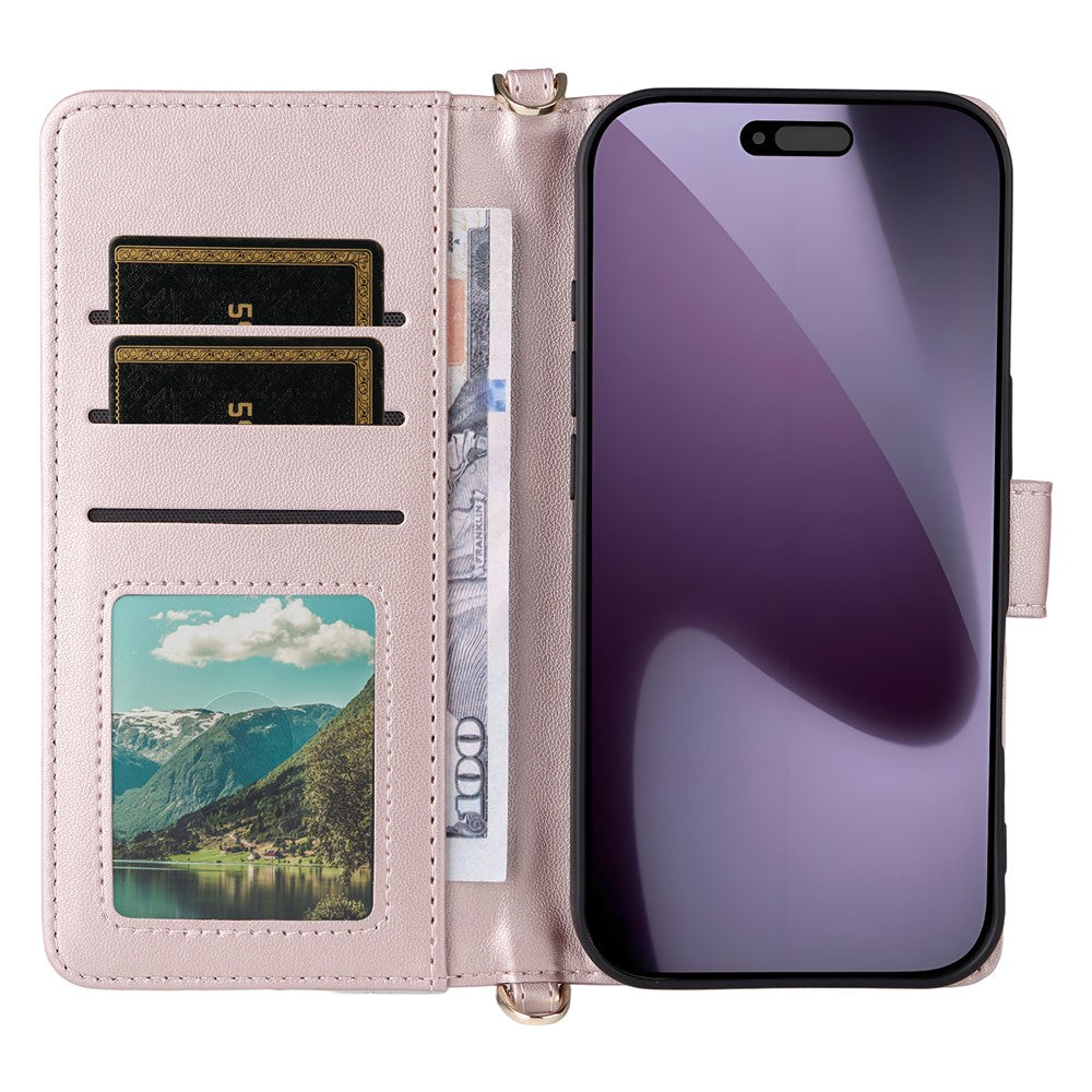 Karierte Portemonnaie/Geldbörse Kunstleder Klapphülle/Flipcase für iPhone 18 Pro, 18 Pro Max | ZITOCASES®