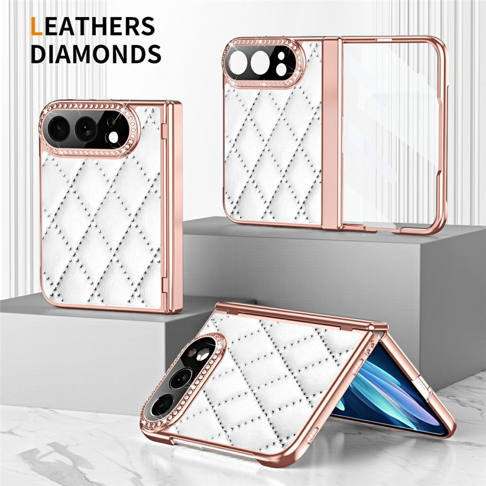 Karierte/Diamant Kunstleder Vollschutz [KLARSICHT] Hülle/Case für iPhone Ultra | ZITOCASES®