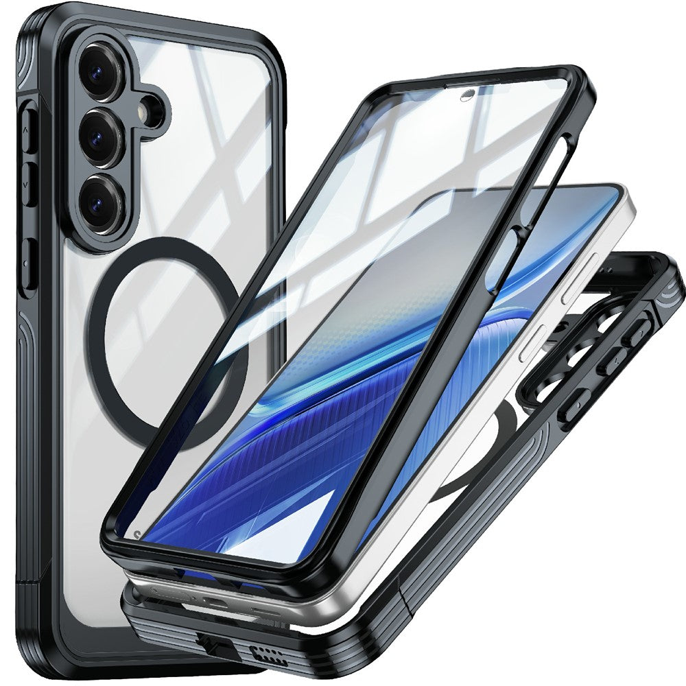 Stoßfeste MagSafe/Magnet Silikon Vollschutz Hülle/Case für Samsung Galaxy S26 FE