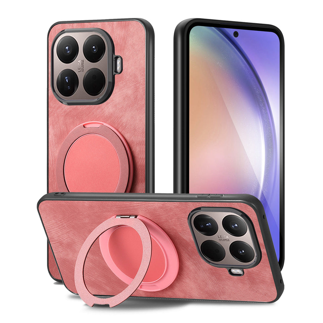 Wildleder Optik MagSafe/Magnet Hülle/Case mit integriertem Ständer für Xiaomi 17T, 17T Pro