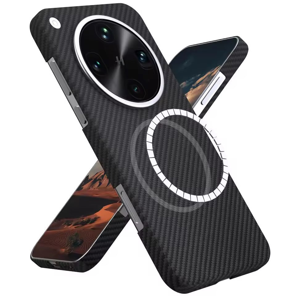 Ultra dünne 0,3mm MagSafe/Magnet Carbon Optik Hülle/Case für Oppo Find X9 Ultra | ZITOCASES®