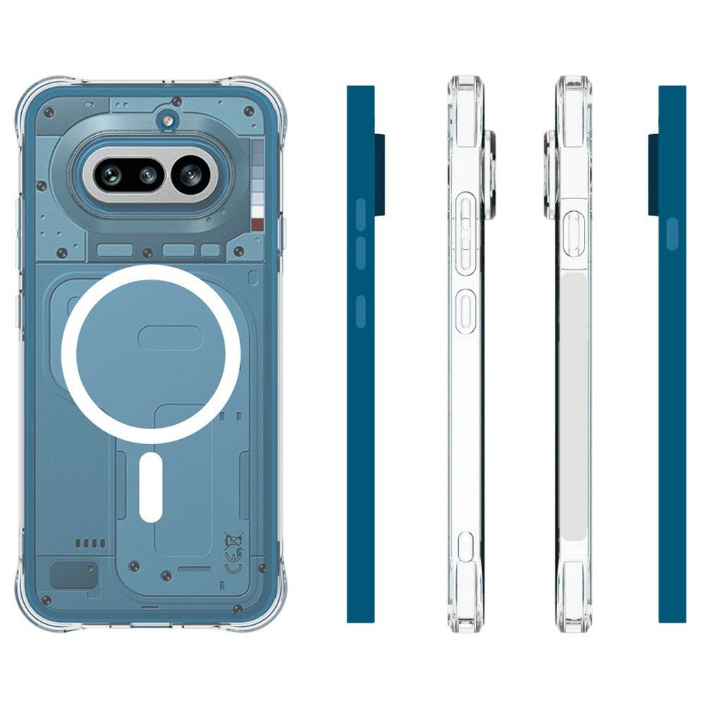 Transparente Airbag MagSafe/Magnet Silikon Hülle/Case für Nothing Phone (4a) | ZITOCASES®