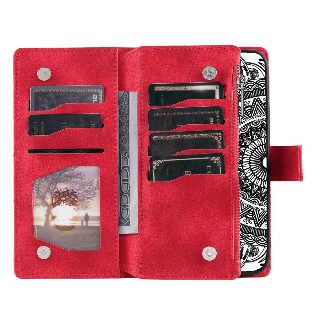Mandala-Blumen Kunstleder Brieftaschen Hülle/Case für Nothing Phone (4a) Pro | ZITOCASES®