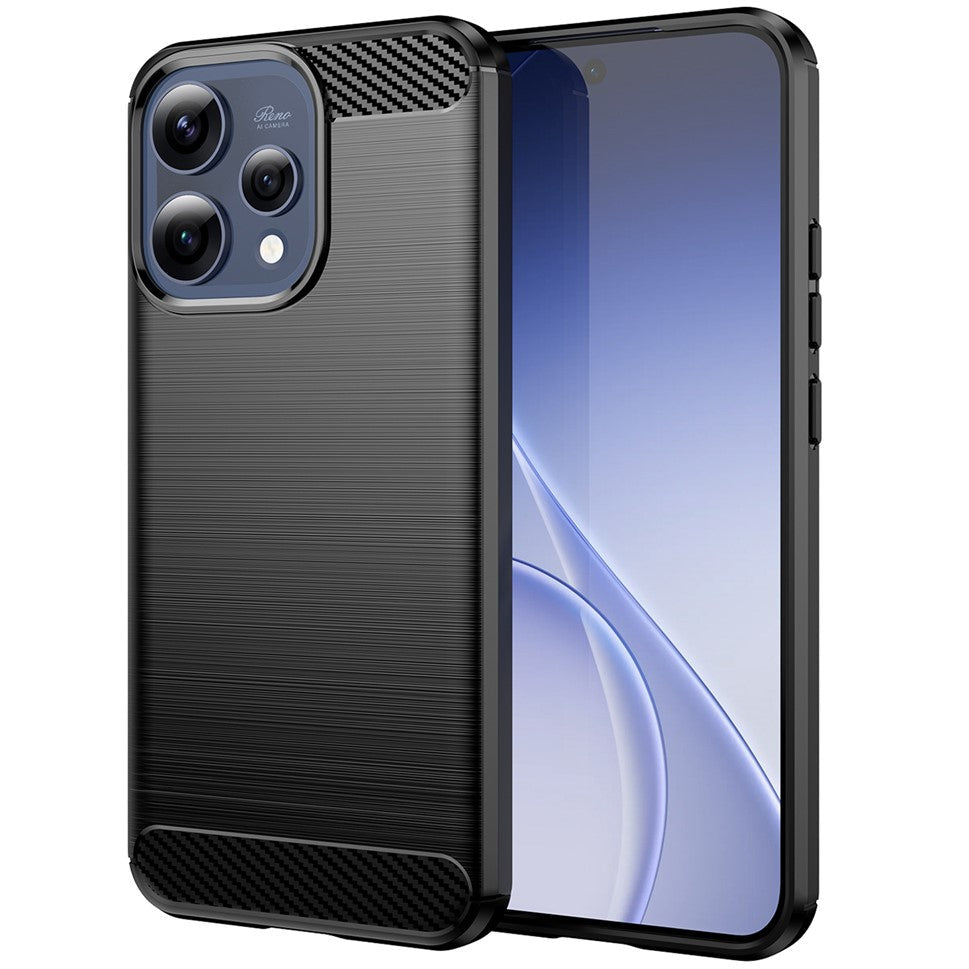 Metallstruktur/Carbon Optik Silikon Hülle/Case für Oppo Reno 15, 15 Pro, 15 FS, 15 F | ZITOCASES®