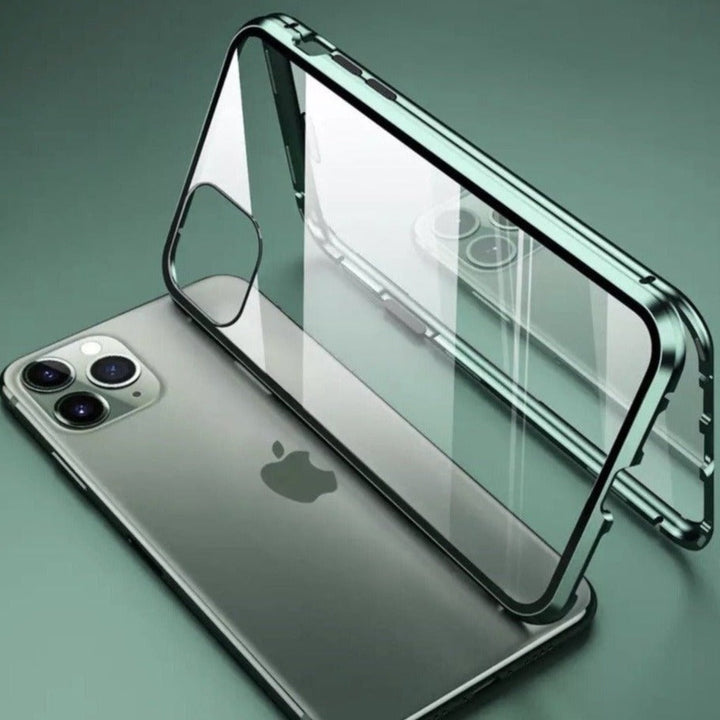 360° [KLARSICHT 9H-Glas] Aluminium Vollschutz Hülle/Case für iPhone 16, 15-Serie | ZITOCASES®