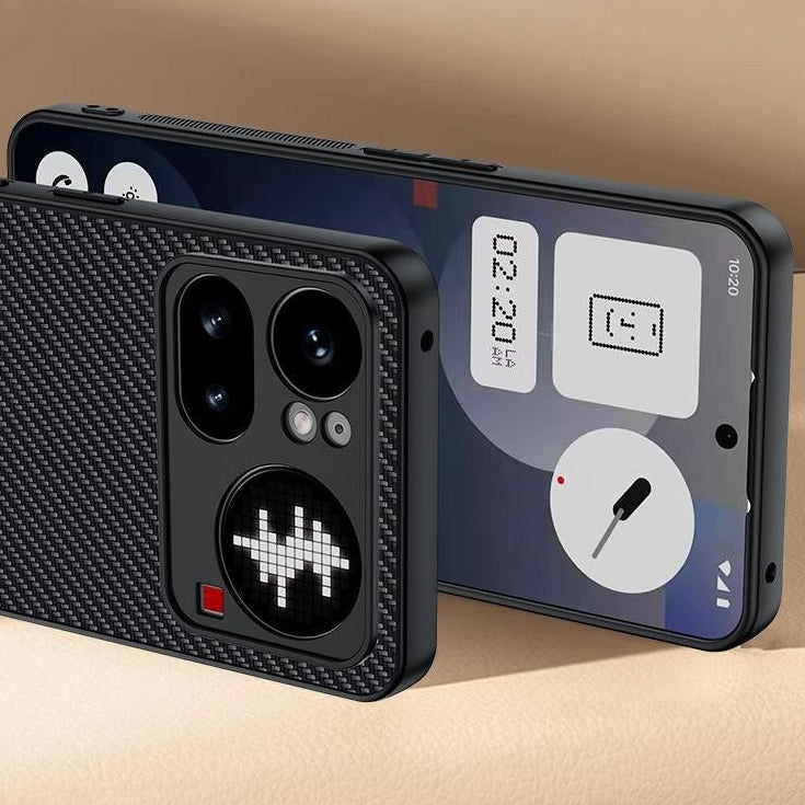 Kunstleder/Carbon Optik Hülle/Case für Nothing Phone (4a) Pro | ZITOCASES®