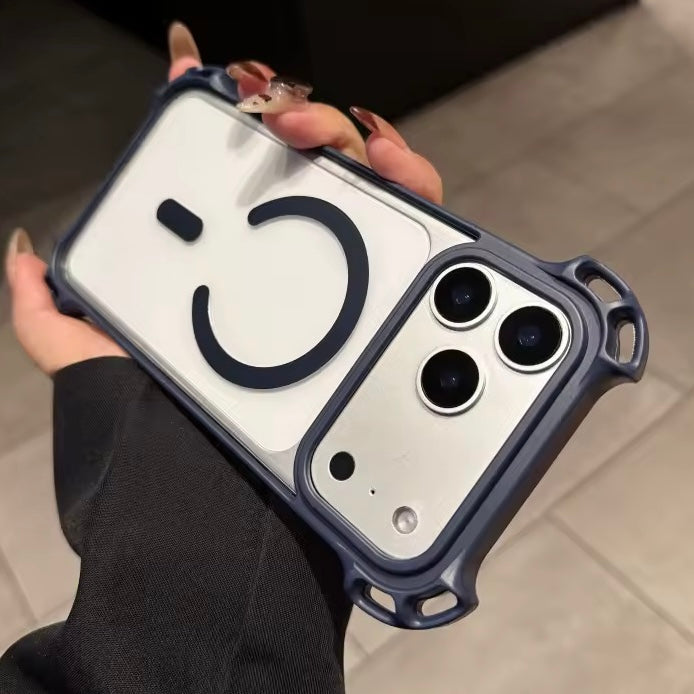 Kratzfeste Transparente Silikon/Airbag MagSafe/Magnet Hülle/Case für iPhone 17 Pro, 17 Pro Max | ZITOCASES®