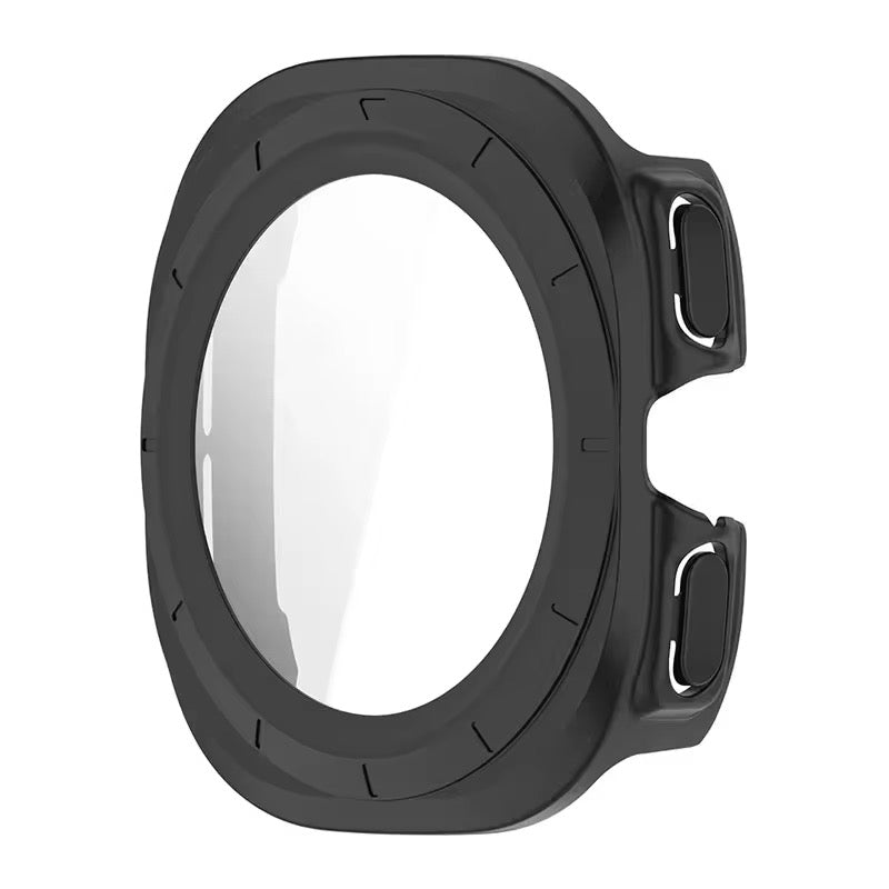 2-in-1 Outdoor-Gehäuse Vollschutz Hülle/Case inkl. Edelstahl/Lamellen Armband für alle Samsung Smartwatch Modelle | ZITOCASES®