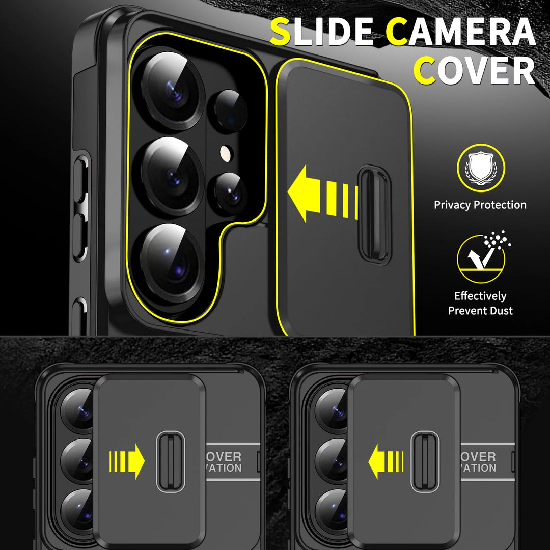 Outdoor MagSafe/Magnet Hülle/Case mit verschiebbarer Kameraabdeckung für Samsung Galaxy S26, S26 Plus, S26 Ultra | ZITOCASES®