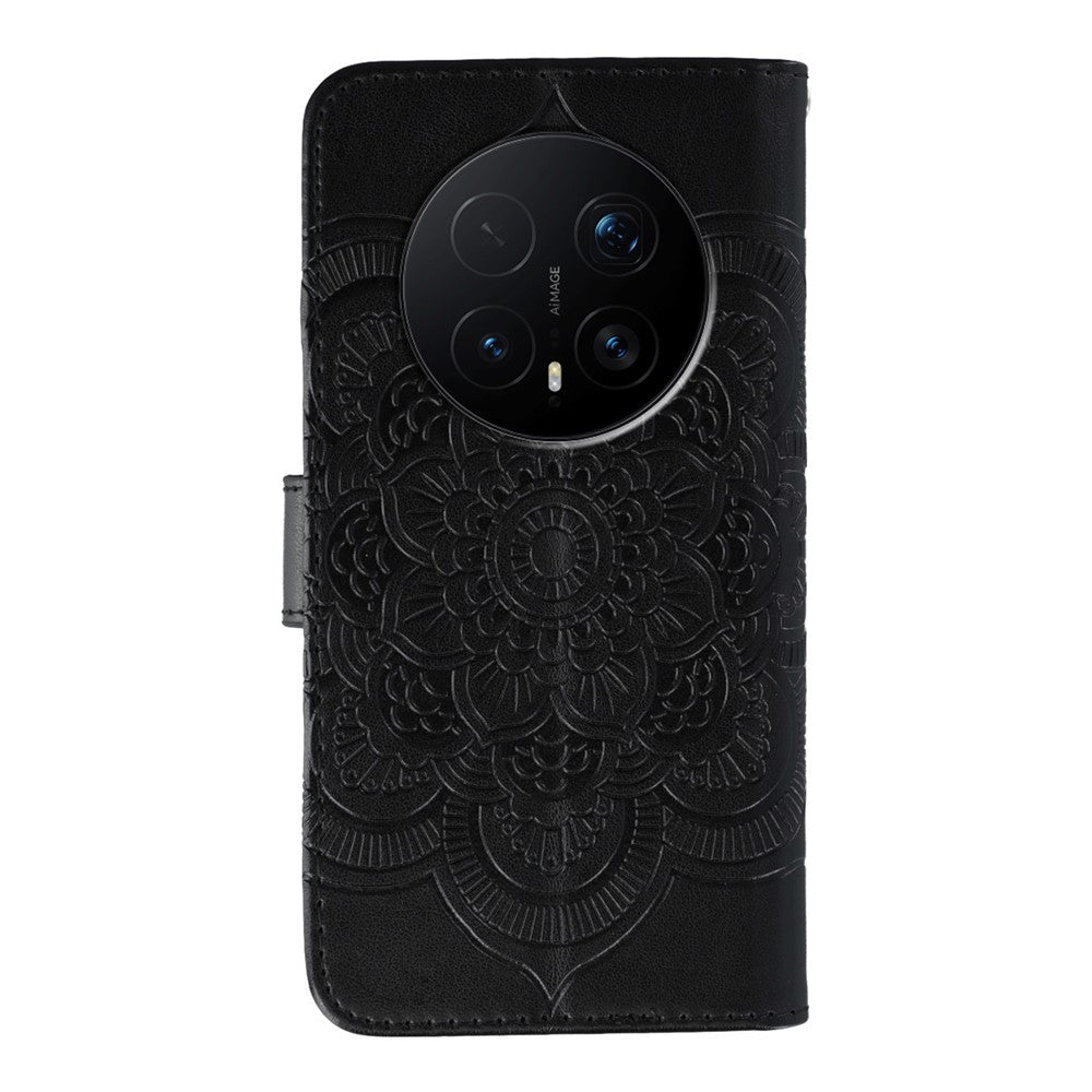 Mandala-Blumen Kunstleder Klapp Hülle/Flip Case für Honor Magic 8, 8 Pro, 8 Lite | ZITOCASES®