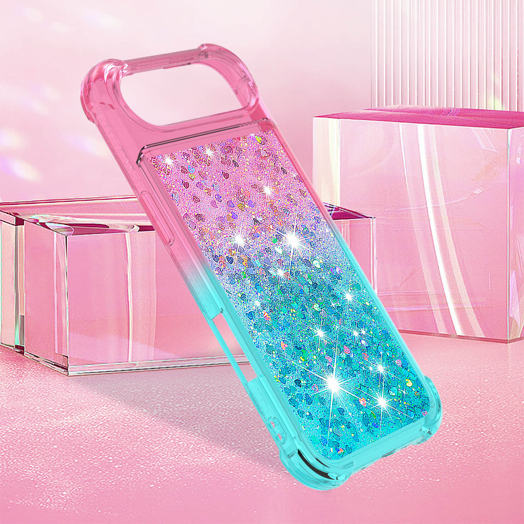 Liquid Schwimmende Glitzer Flakes Hülle/Case für iPhone Air | ZITOCASES®