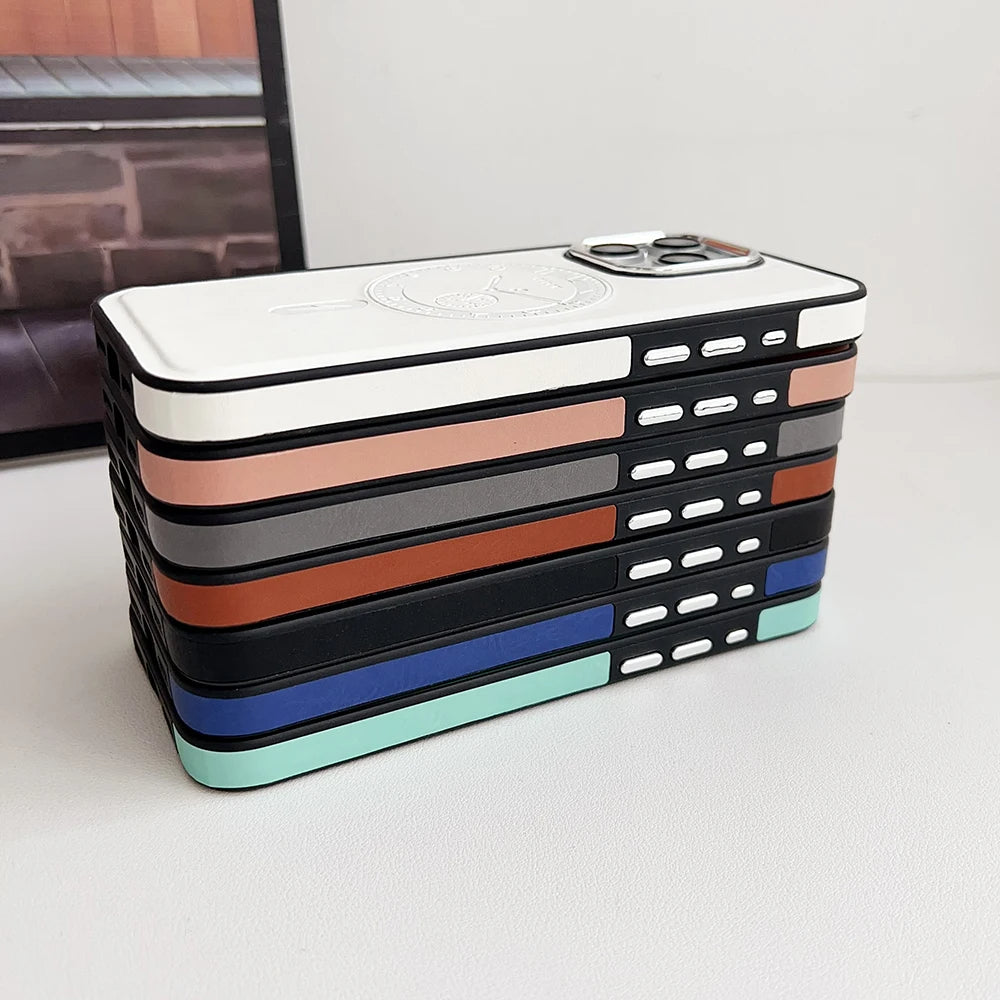 3D-Uhren Design Kunstleder MagSafe/Magnet Hülle/Case für iPhone 16-Serie | ZITOCASES®