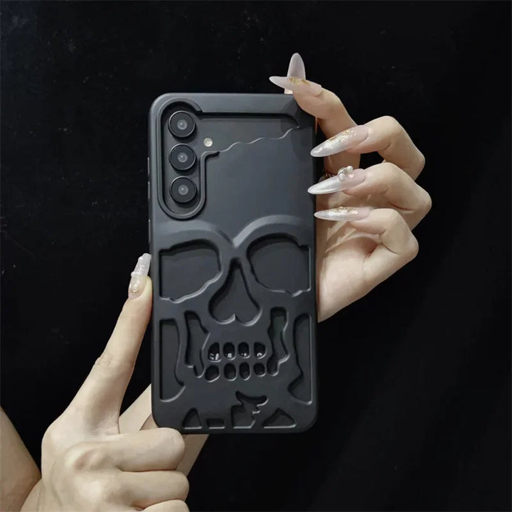 3D Totenkopf/Schädel Hülle/Case für Samsung Galaxy S24, S24 Plus, S24 Ultra, S24 FE, S23 FE, S23, S23 Plus, S23 Ultra, S22, S22 Plus, S22 Ultra, S21 FE, S21, S21 Plus, S21 Ultra, S20, S20 Plus, S20 Ultra, S20 FE, S10, S10 Plus, S10e, Note 20 | ZITOCASES®