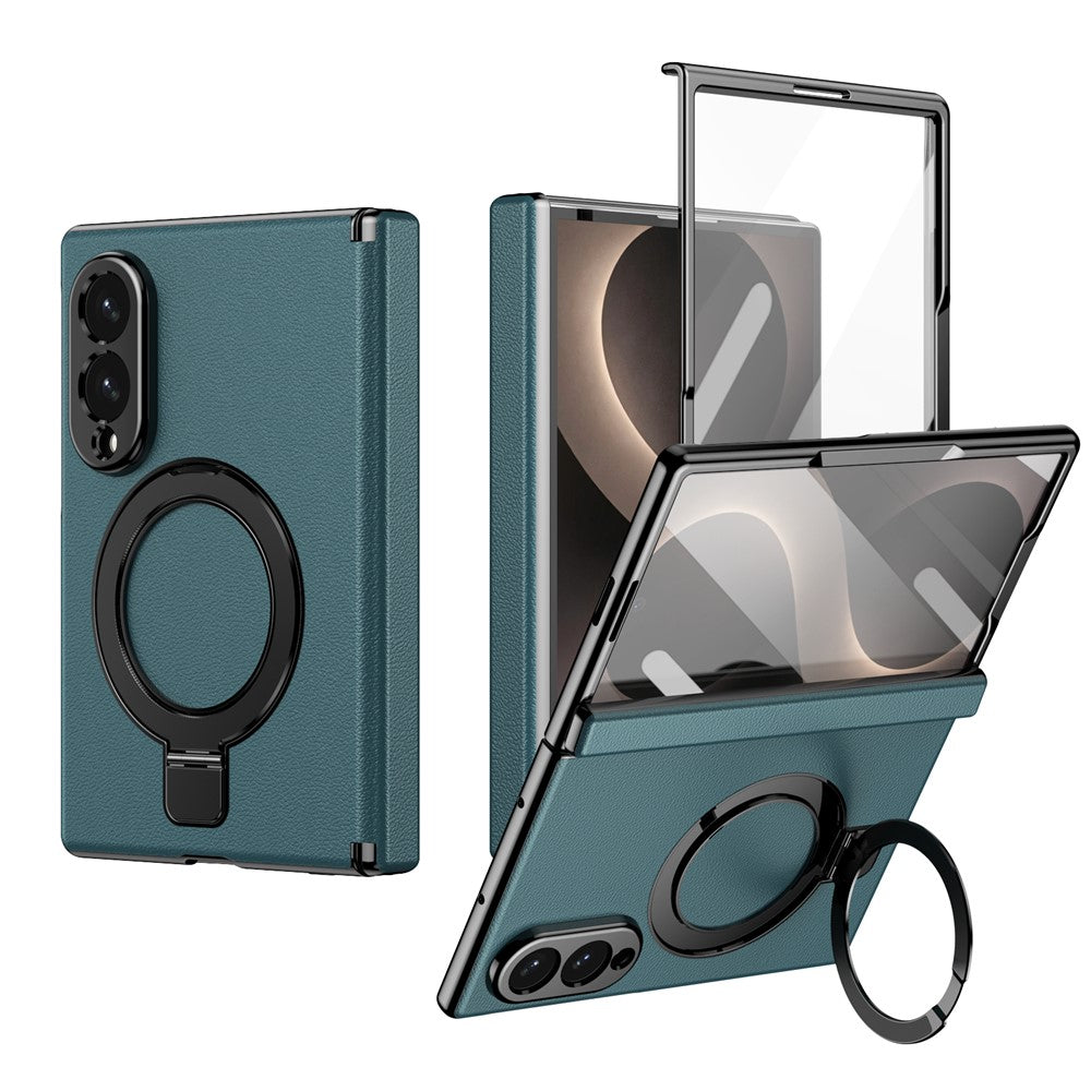 Kunstleder Vollschutz MagSafe/Magnet Hülle/Case mit integriertem Ständer für Samsung Galaxy Z Fold 8 | ZITOCASES®