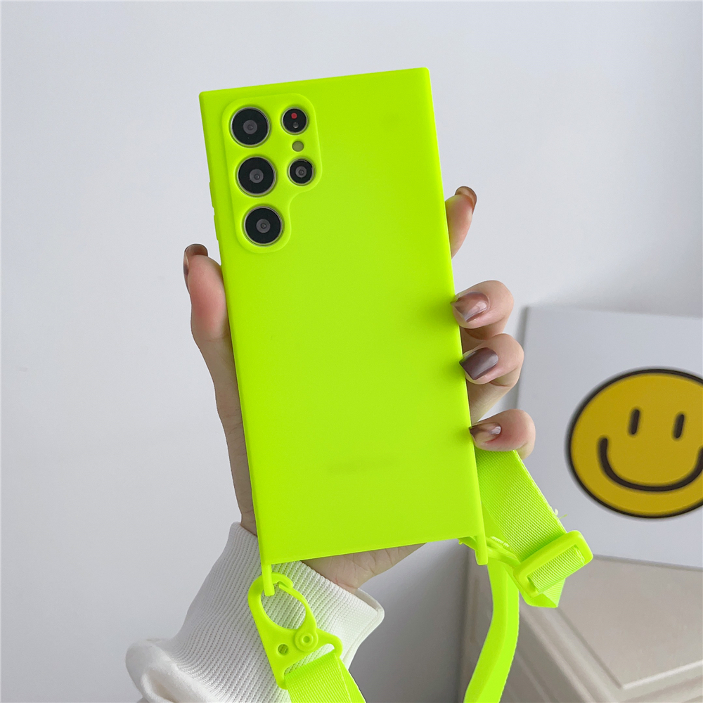 Neon Soft Hülle/Case zum Umhängen (Inkl. Band) für Samsung Galaxy S24, S23, S22-Serie | ZITOCASES®