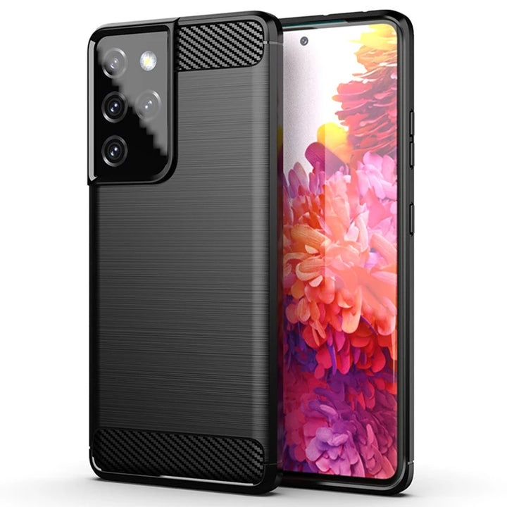 Edle Carbon Akzente Soft Hülle/Case verschiedene Farben für Samsung Galaxy S24, S24 Plus, S24 Ultra, S24 FE, S23 FE, S23, S23 Plus, S23 Ultra, S22, S22 Plus, S22 Ultra, S21 FE, S21, S21 Plus, S21 Ultra, S20, S20 Plus, S20 Ultra, S20 FE, S10, Note 20 | ZITOCASES®