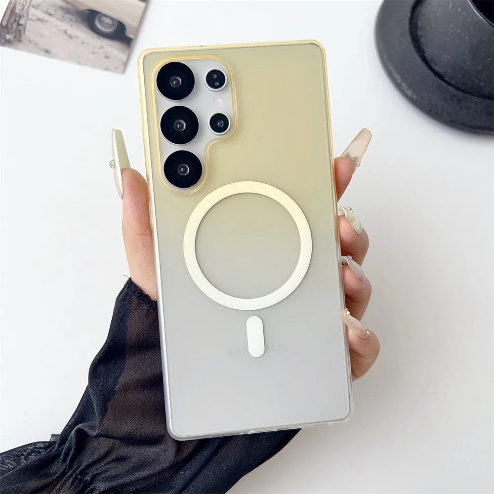 Ultra dünne 0,3mm Matte MagSafe/Magnet Farbverlauf Hülle/Case für Samsung Galaxy S26, S26 Plus, S26 Ultra | ZITOCASES®