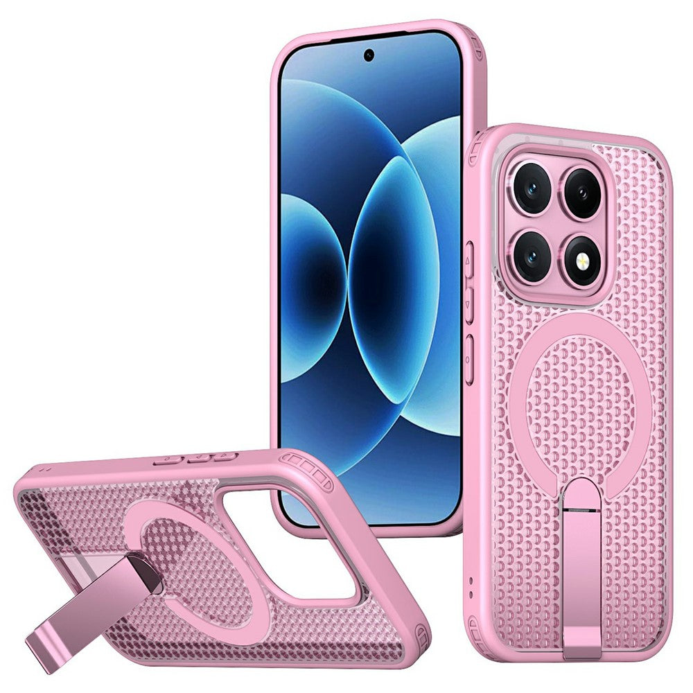 Gelochte/Wärmeableitende MagSafe/Magnet Hülle/Case mit integriertem Ständer für Xiaomi 17 | ZITOCASES®