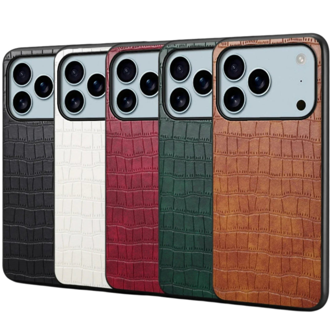 Krokodil-Leder Optik Hülle/Case für iPhone 17 Pro, 17 Pro Max | ZITOCASES®