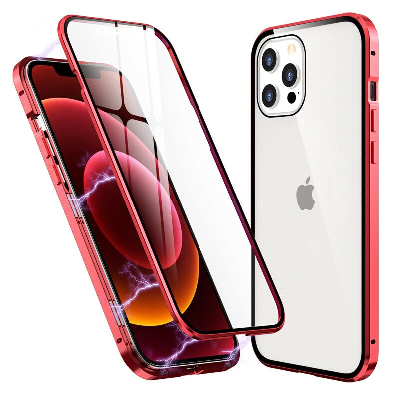 360° [KLARSICHT 9H-Glas] Aluminium Vollschutz Hülle/Case für iPhone 16, 15-Serie | ZITOCASES®