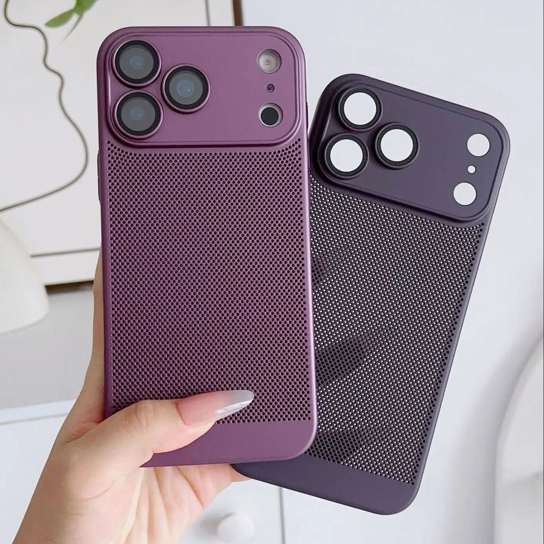 Matte Gelochte/Wärmeableitende Plastik Hülle/Case für iPhone 17 Pro, 17 Pro Max | ZITOCASES®