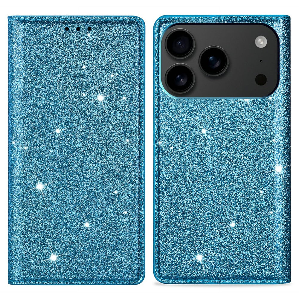Glitzer Kunstleder Klapp Hülle/Flip Case für iPhone 17 Pro, 17 Pro Max | ZITOCASES®
