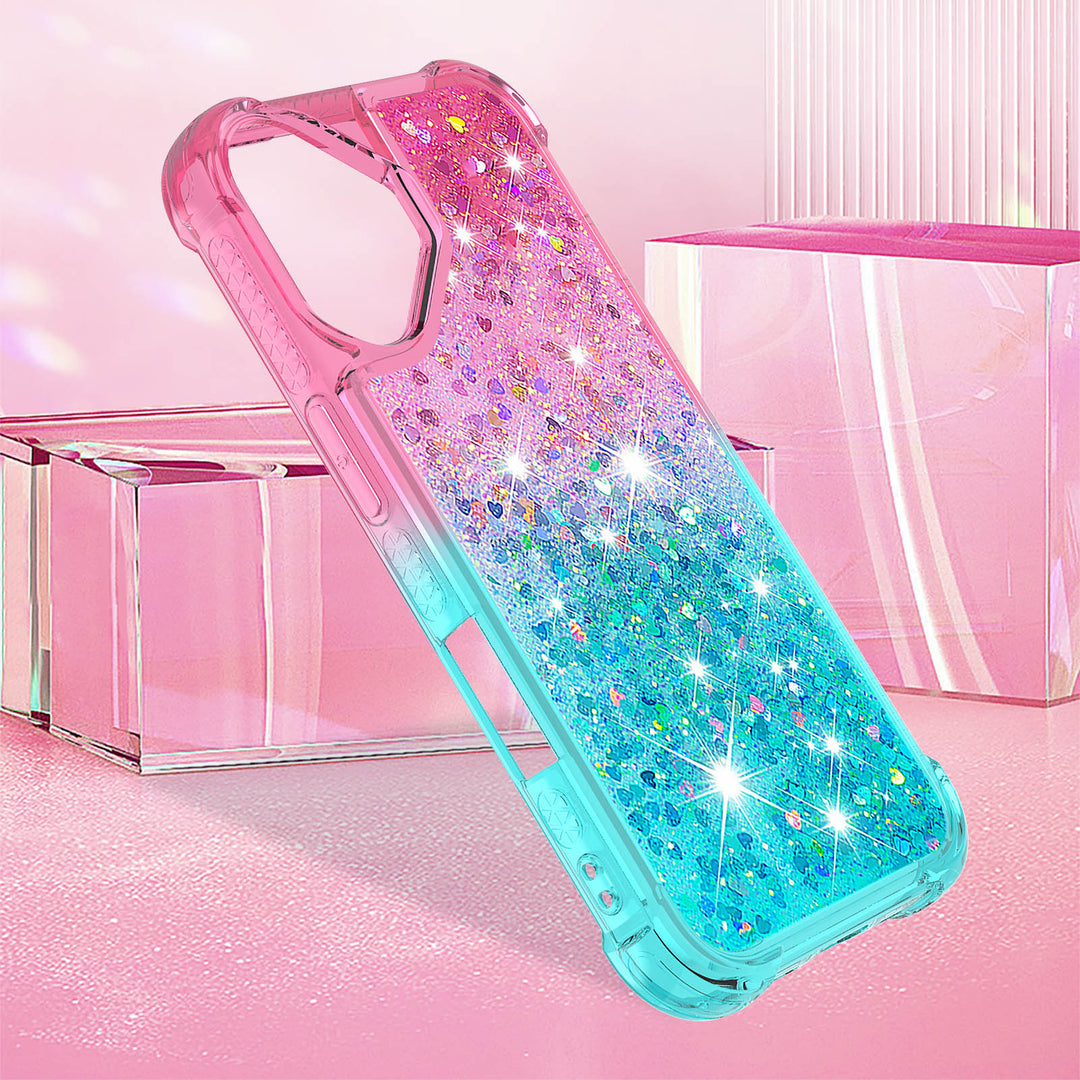 Liquid Schwimmende Glitzer Flakes Hülle/Case für iPhone 17 | ZITOCASES®