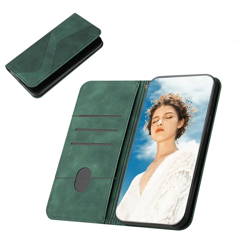 Wellen Kunstleder Klapp Hülle/Flip Case für Google Pixel 9, 8-Serie | ZITOCASES®