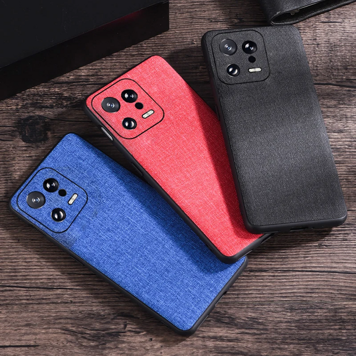 Stoff überzogene Soft Hülle/Case (Silikon Rahmen) für Oppo Reno 12, 11, 10, 9, 8, A-Serie | ZITOCASES®