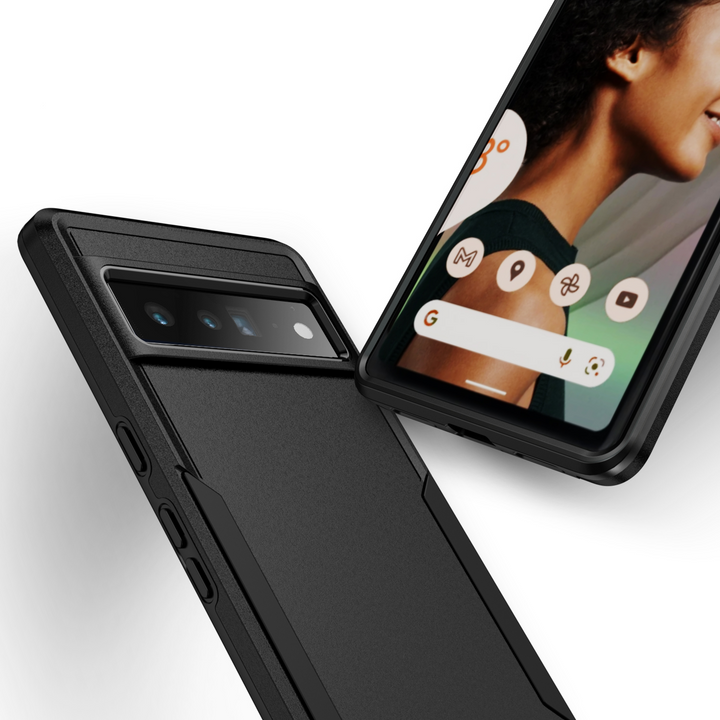 Zweifarbige Stoßfeste Silikon Hülle/Case für Google Pixel 9, 8, 7-Serie | ZITOCASES®