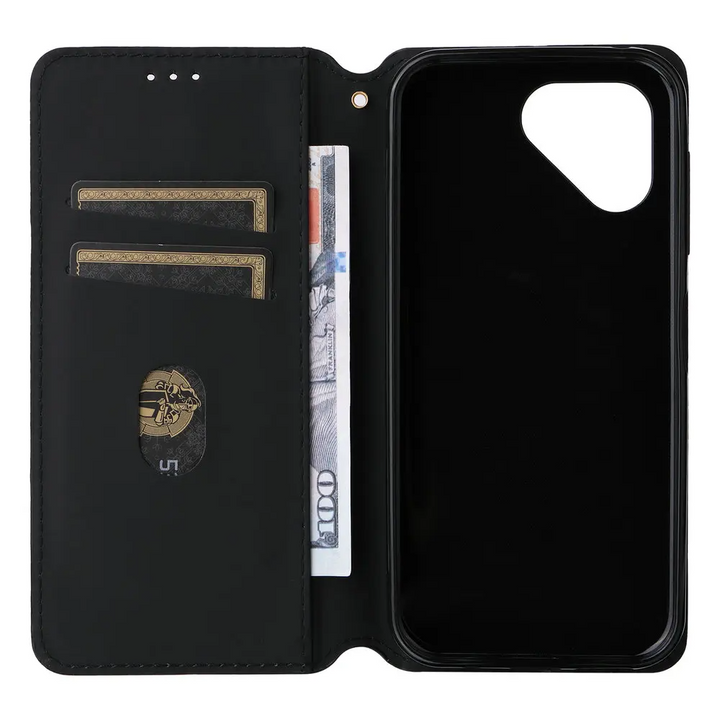 Kunstleder Geometrie-Muster Klapp Hülle/Flip Case für Fairphone 5, 4 | ZITOCASES®