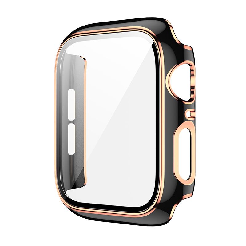 Luxus/Gold Plastik Vollschutz Hülle/Case für Apple Watch Series 10, 9, 8, 7, 6, 5, 4, 3, 2 ,1, SE, Ultra | ZITOCASES®