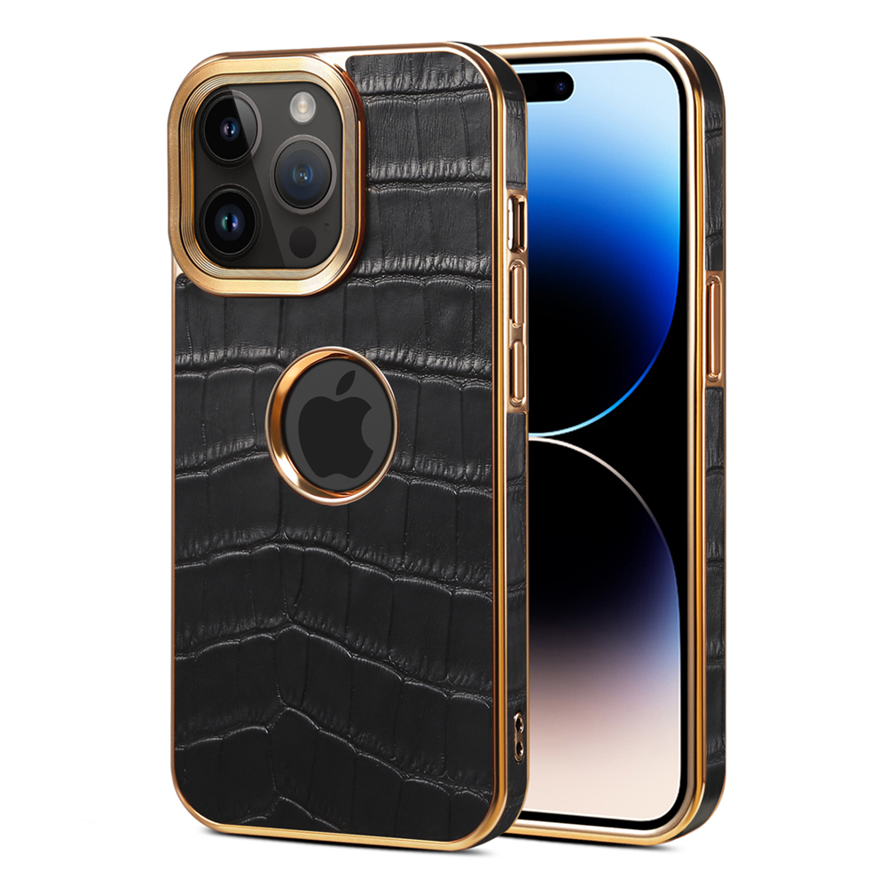 Gold/Krokodil-Leder Optik Hülle/Case für iPhone 16-Serie | ZITOCASES®