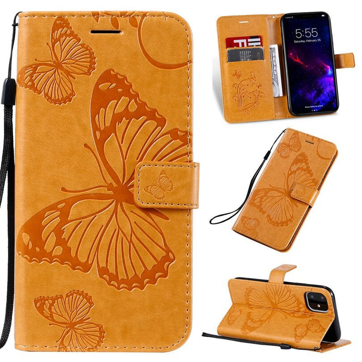 Schmetterling Motiv Kunstleder Klapp Hülle/Flip Case für iPhone 16, 15-Serie | ZITOCASES®