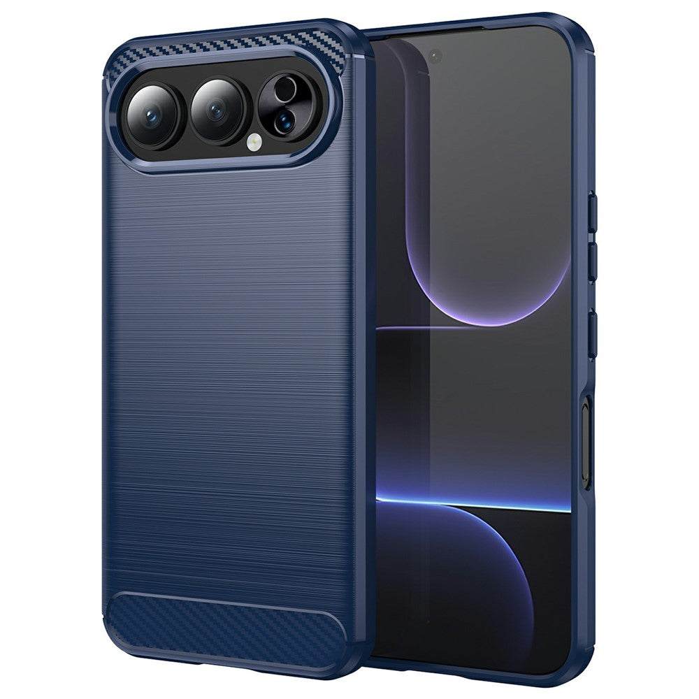 Metallstruktur/Carbon Optik Silikon Hülle/Case für Honor 500, 500 Pro | ZITOCASES®