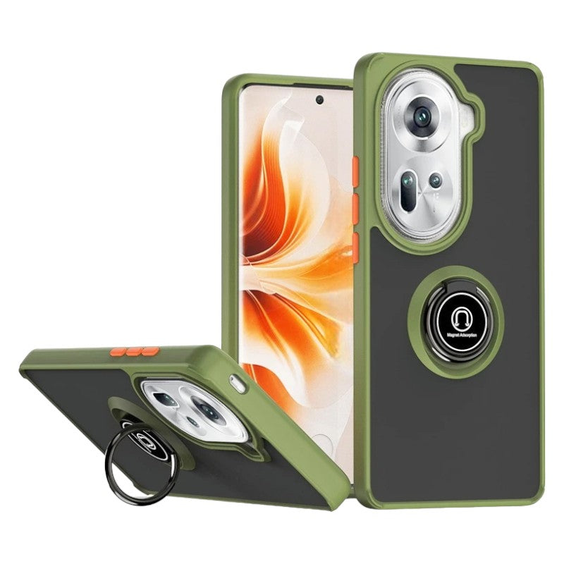 Matte/Magnetische Transparente Silikon Hülle/Case für Oppo Reno 9, 8, 7, 6, 4-Serie | ZITOCASES®