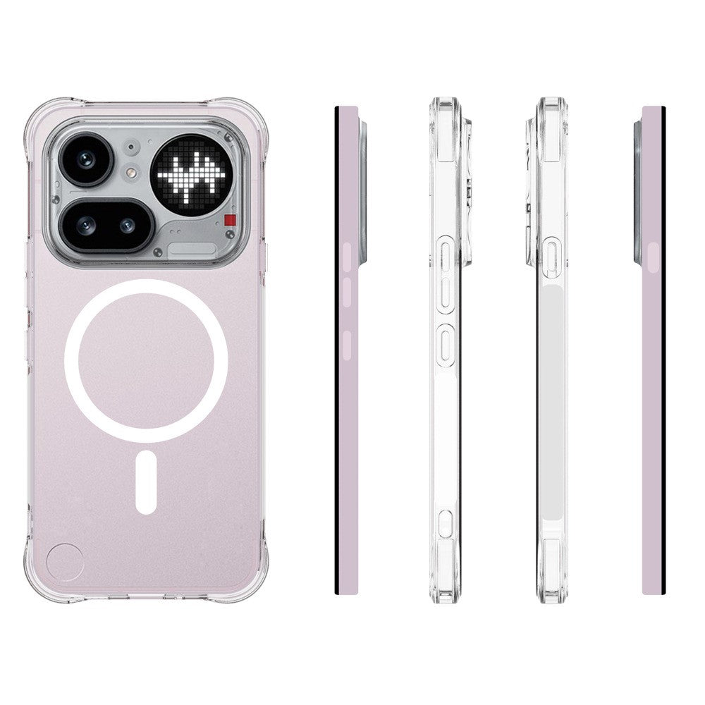 Transparente Airbag MagSafe/Magnet Silikon Hülle/Case für Nothing Phone (4a) Pro | ZITOCASES®