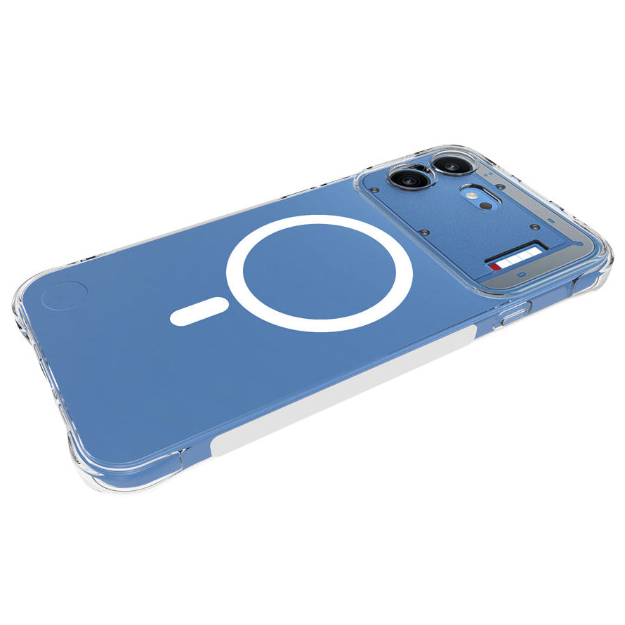 Transparente Airbag MagSafe/Magnet Silikon Hülle/Case für Nothing Phone (4b)