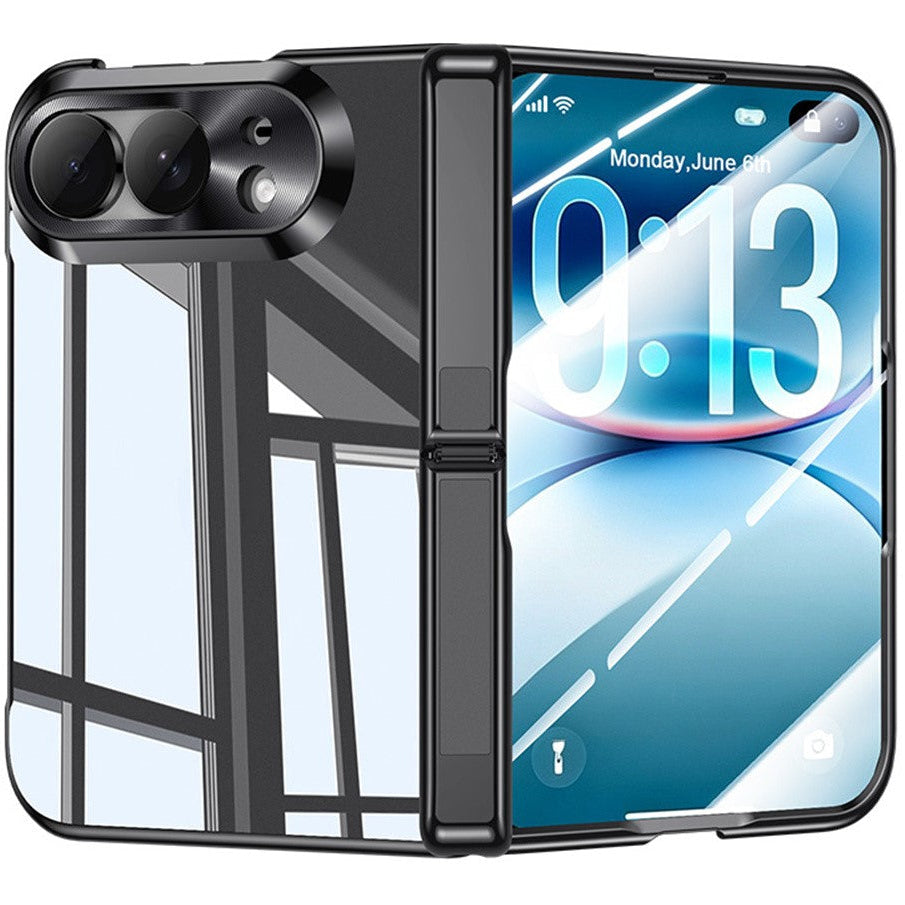 Kratzfeste/Transparente Vollschutz [KLARSICHT] Hülle/Case mit integriertem Ständer für iPhone Ultra | ZITOCASES®