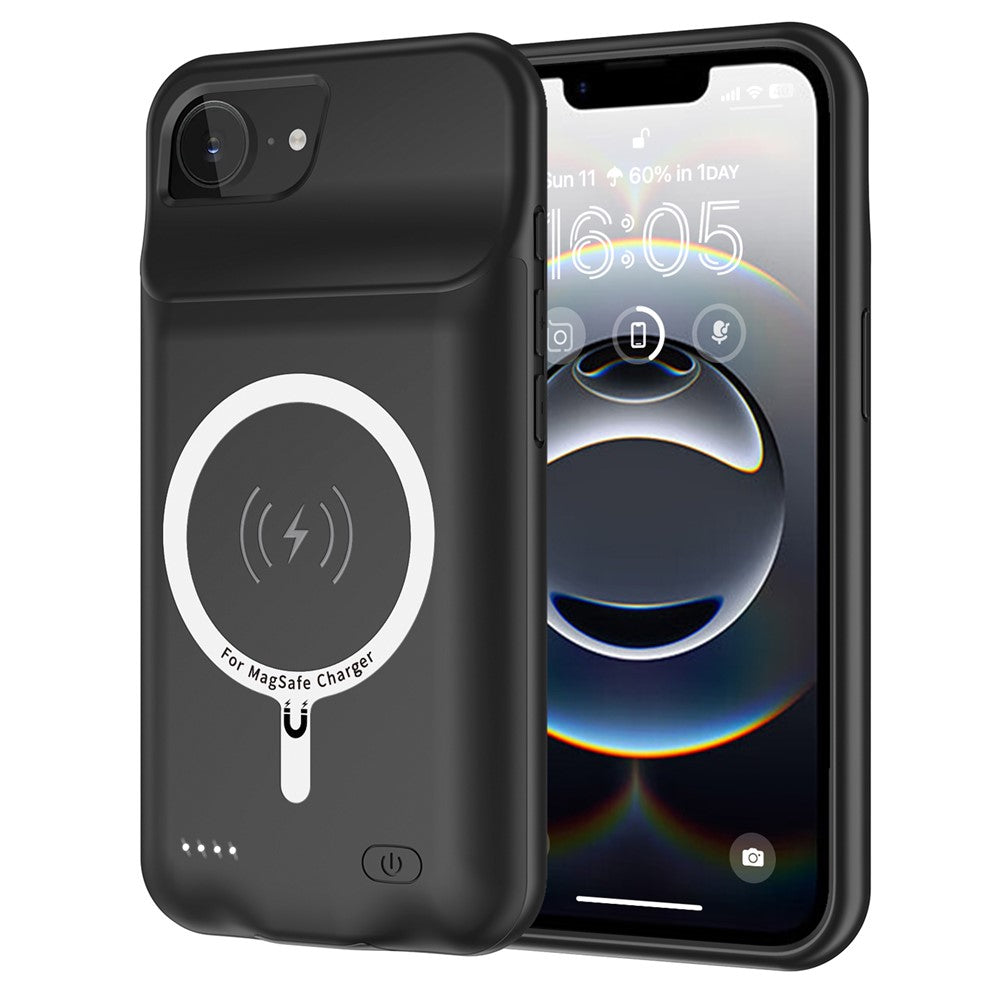 Akku Hülle/Case mit Ladefunktion für iPhone 17, 17 Pro, 17 Pro Max, 17e, Air, 16, 16 Plus, 16 Pro, 16 Pro Max, 16e, 15, 15 Plus, 15 Pro, 15 Pro Max, 14, 14 Plus, 14 Pro, 14 Pro Max, 13, 13 Pro, 13 Pro Max, 13 Mini, 12, 12 Pro, 12 Pro Max, 12 Mini, SE, 11