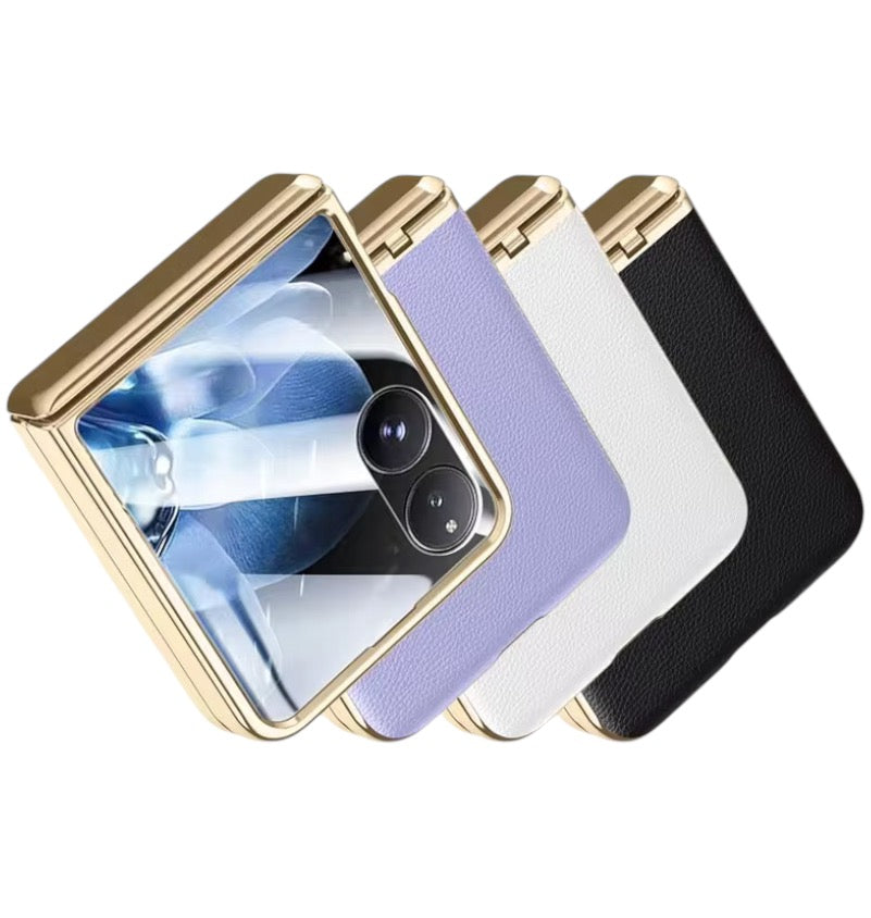 Gold/Panzerglas Kunstleder Hülle/Case für Xiaomi MIX Flip | ZITOCASES®